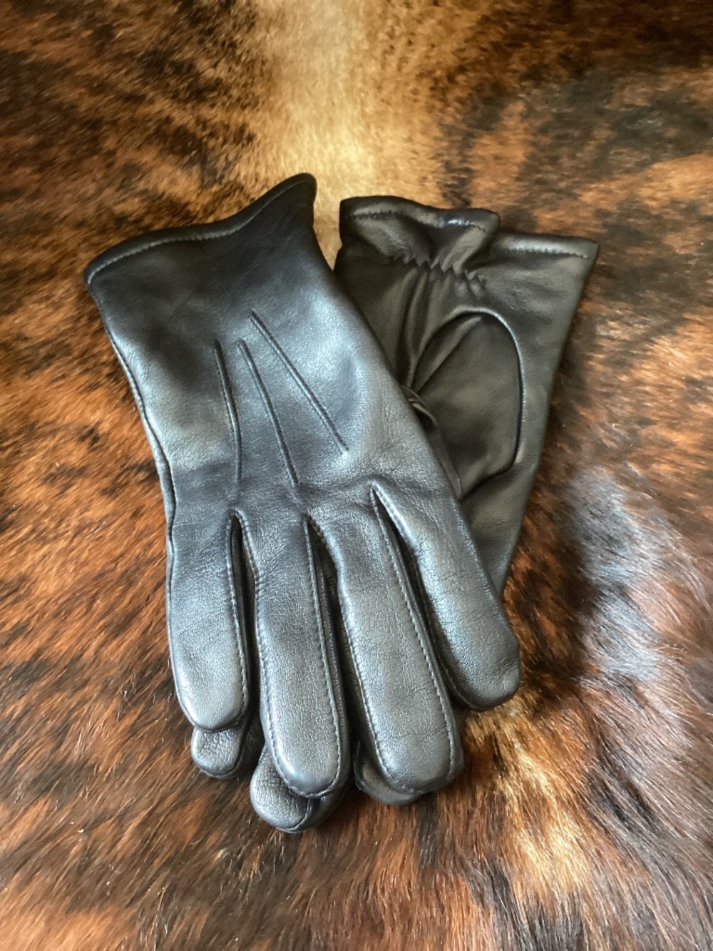 Wilsons Leather Classic Black Fine Soft Leather Lined Gloves🦋
